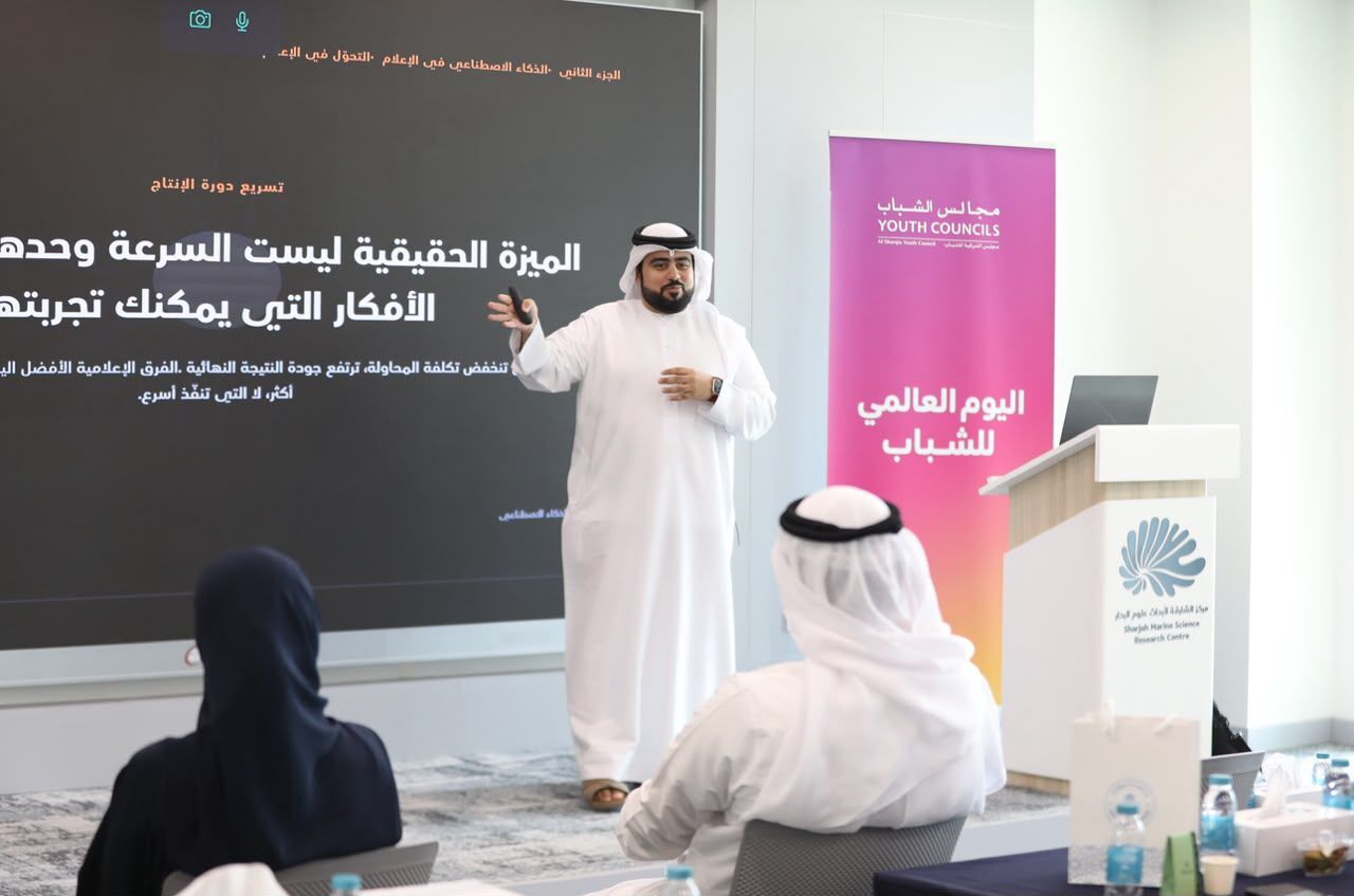جانب من ورش عمل نادي شمس للذكاء الاصطناعي