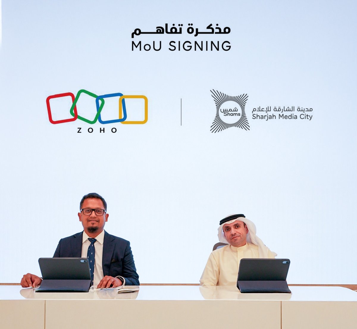 خلال توقيع الشراكة
