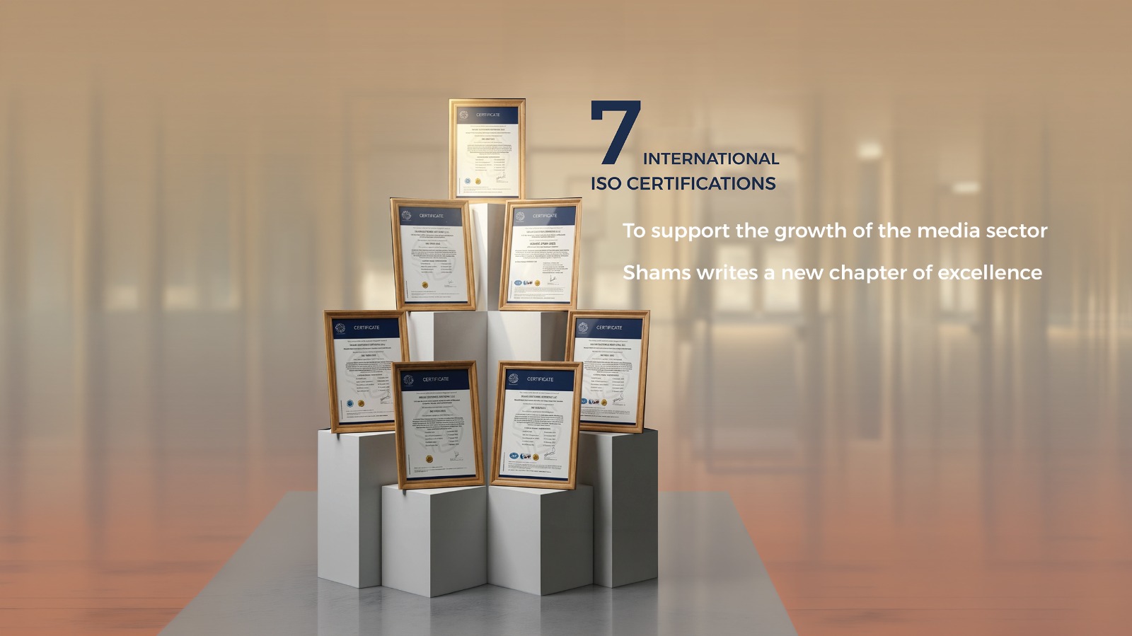 7 Global ISO Certifications Reinforce Shams’ Leadership in the Media Sector